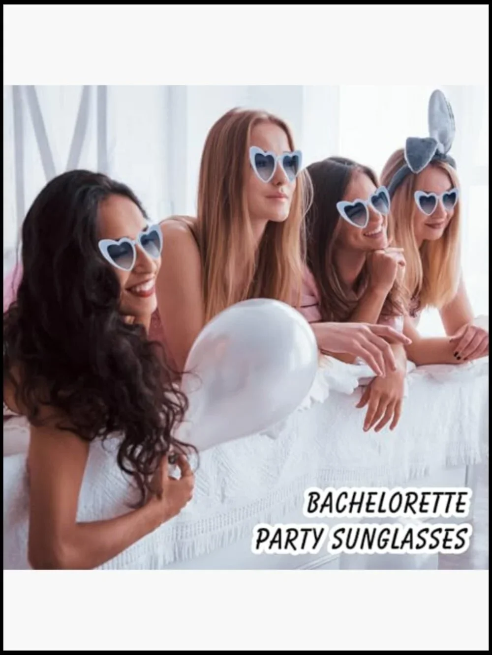 Heart Shaped Sunglasses, UV400 Protection, Polycarbonate Material